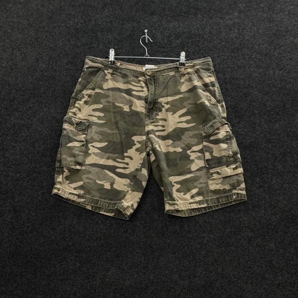 Old Mill Mens 36 Camo Cargo Shorts Vintage Utility Outdoor Workwear